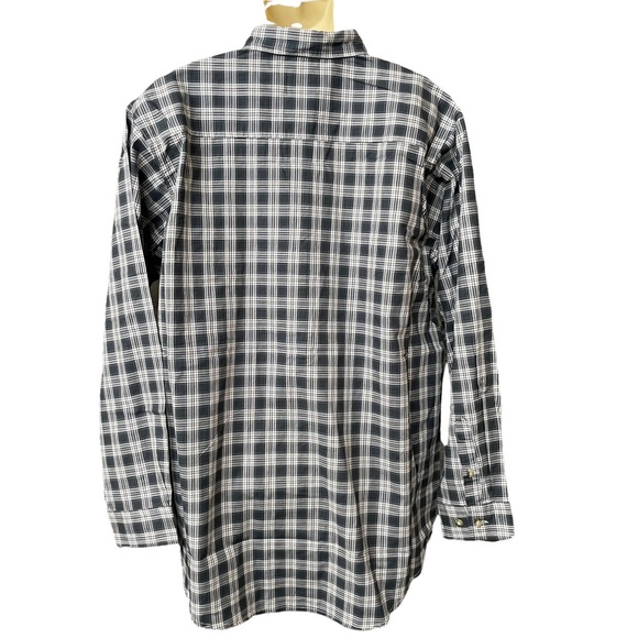 Wrangler Riggs Workwear Foreman Plaid Long-Sleeve Shirt Size XL - Picture 2 of 10
